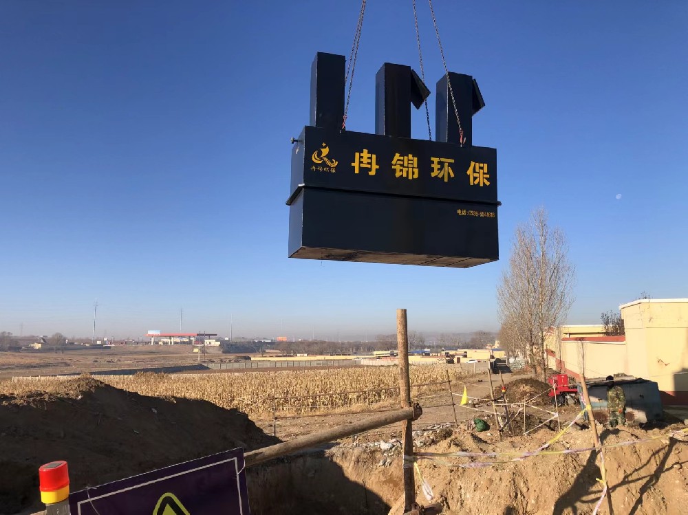 內蒙古包頭市太陽能微動力一體化設備安裝現場